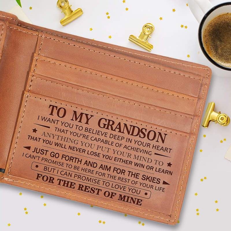 🎄Last Day SALE 50% OFF🧔 ❤️Engraved Genuine Leather Wallet