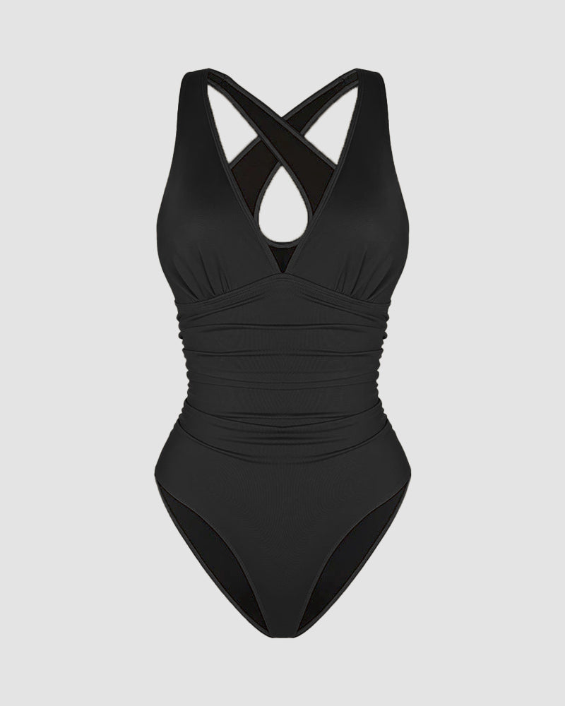 🔥Last Day Special Price £12.99!!💥-👙Smart Sculpt Plunge Swimsuit Flatter Your Figure