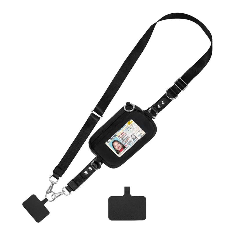 🌸LAST DAY SPECIAL PRICE!!🌸Adjustable Crossbody Phone Wallet Lanyard with Safety Breakaway Clasp