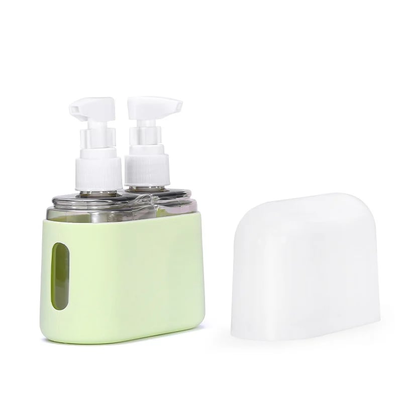 š„Travel Smarterš„Mini Shampoo Dispenser Portable Travel Bottle Set