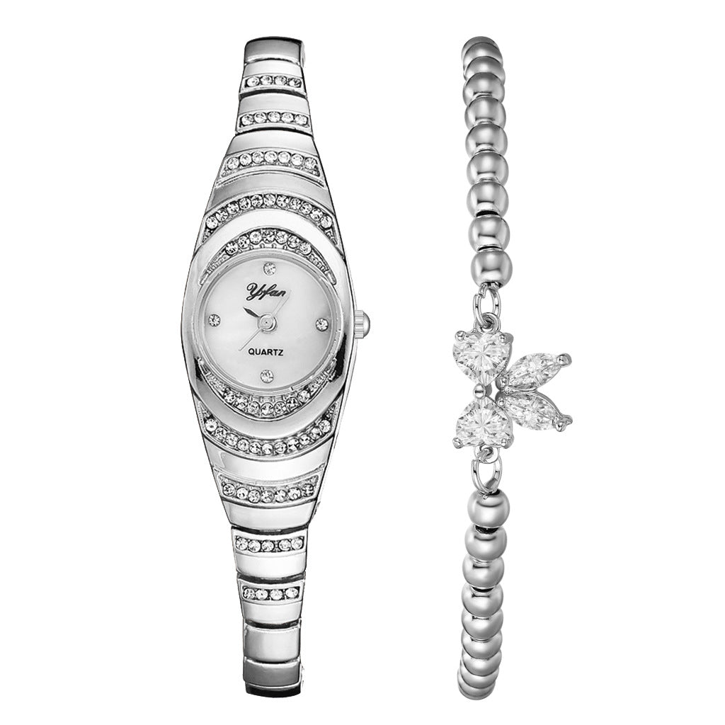 🎁✨😍 Free shipping for orders over $50💎Women’s Rhinestone Bracelet Watch⌚