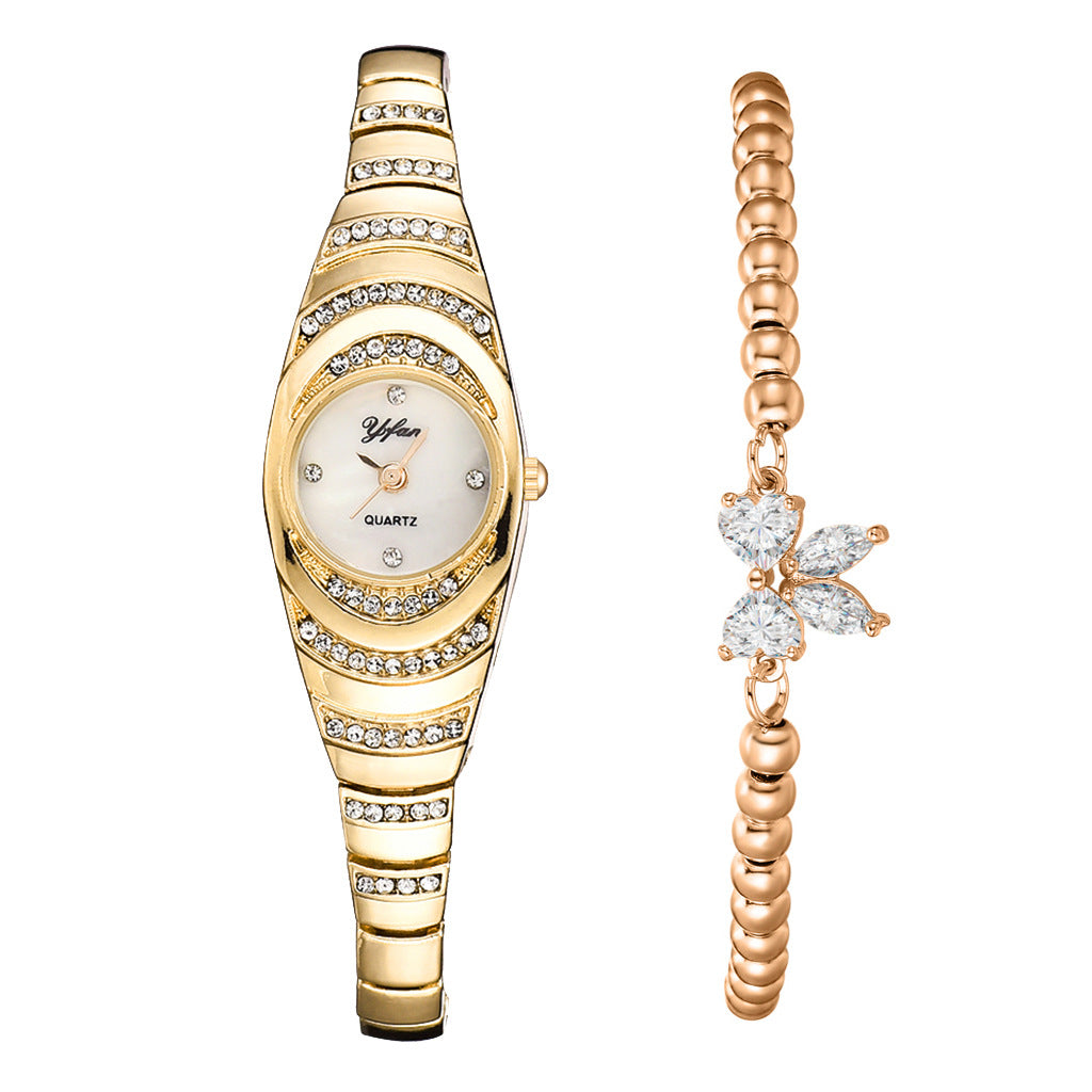 🎁✨😍 Free shipping for orders over $50💎Women’s Rhinestone Bracelet Watch⌚