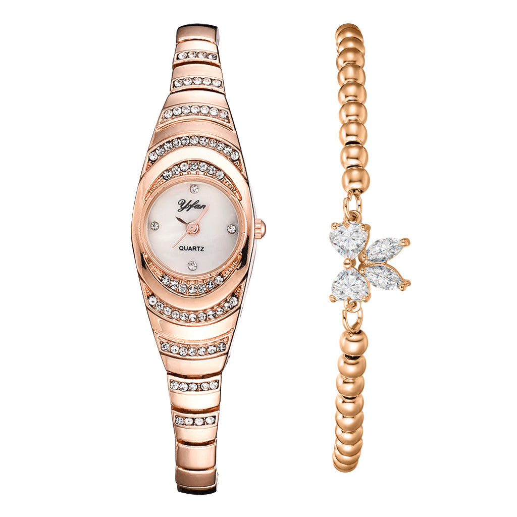 🎁✨😍 Free shipping for orders over $50💎Women’s Rhinestone Bracelet Watch⌚