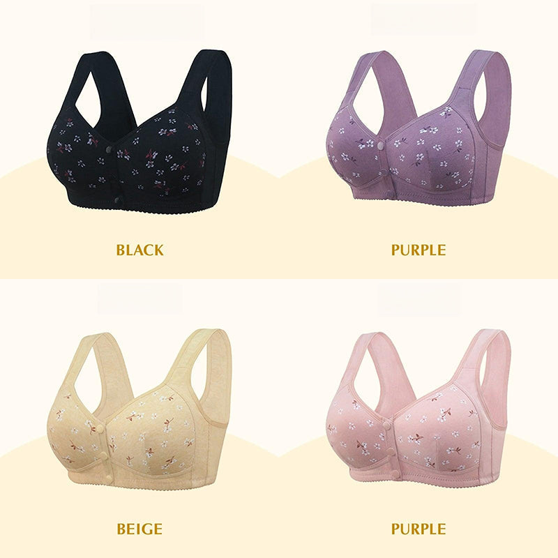 Comfortable & Convenient Front Button Bra