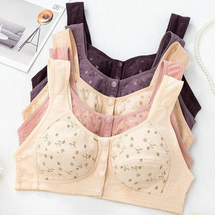 đ„Buy 1 and get 2 free đ„Seamless underwear with front buttons Comfortable cotton bra for women