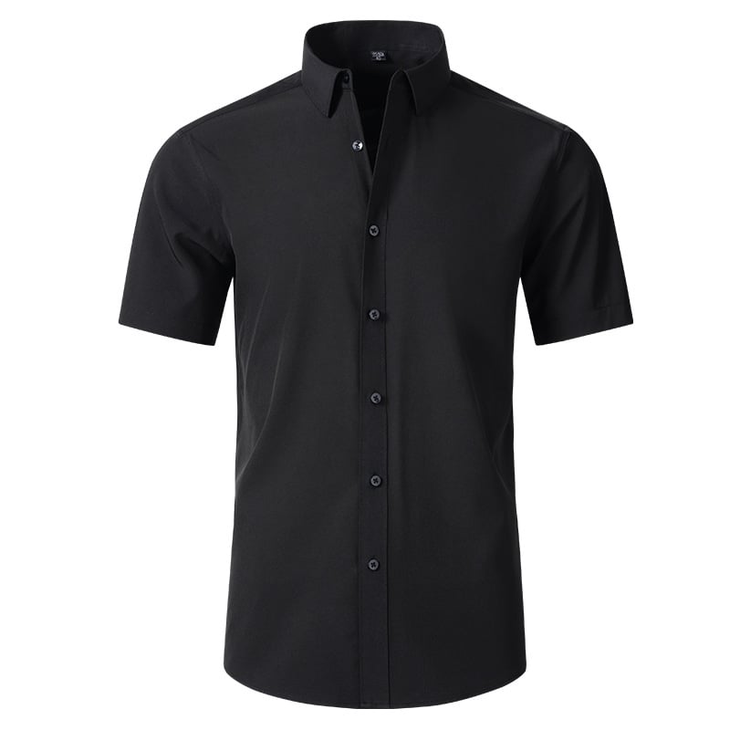 ⏰HOT SALE 50% OFF🔥STRETCH NON-IRON ANTI-WRINKLE SHIRT💕Summer must-have short-sleeved shirt