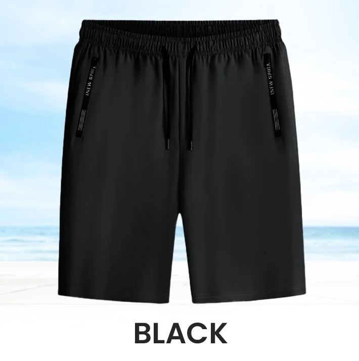 Next-Day Delivery - Hot Sale🔥Unisex Ice Silk Quick Drying Stretch Shorts
