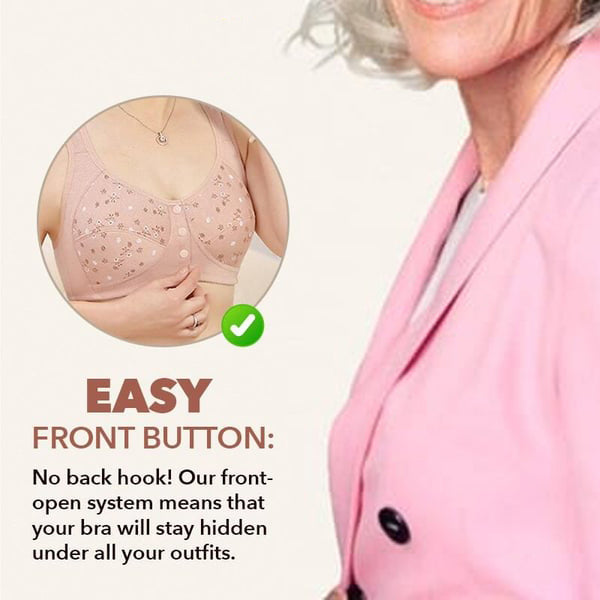 Comfortable & Convenient Front Button Bra