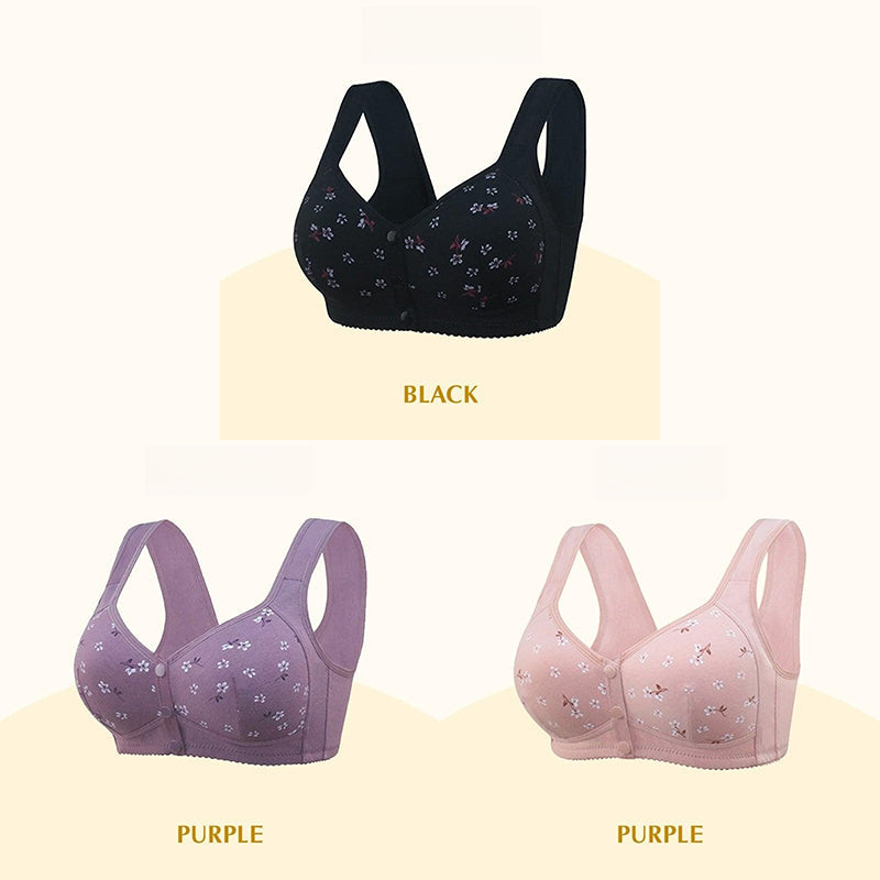 Comfortable & Convenient Front Button Bra