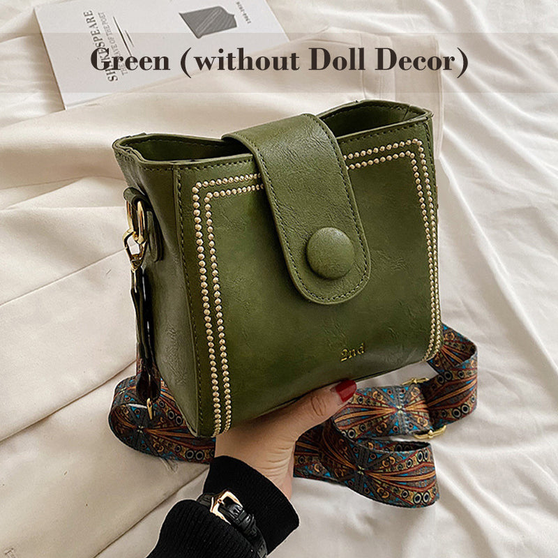👜✨Vintage Fashion Bag with Adjustable Wider Shoulder Strap🔥