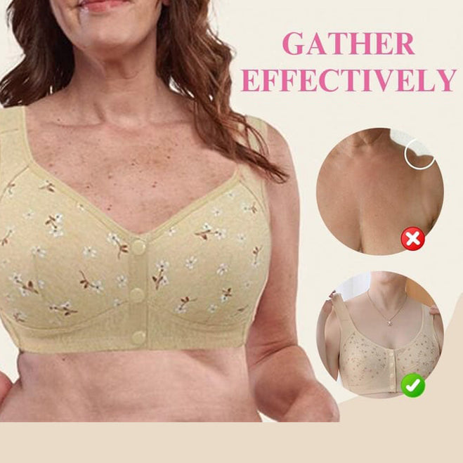 Comfortable & Convenient Front Button Bra