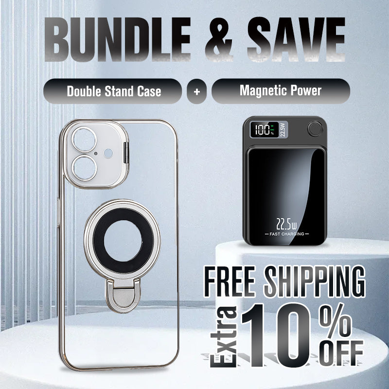 🔥 Double Stand Case Cover for iPhone