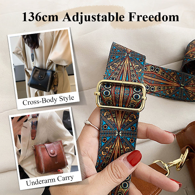 👜✨Vintage Fashion Bag with Adjustable Wider Shoulder Strap🔥