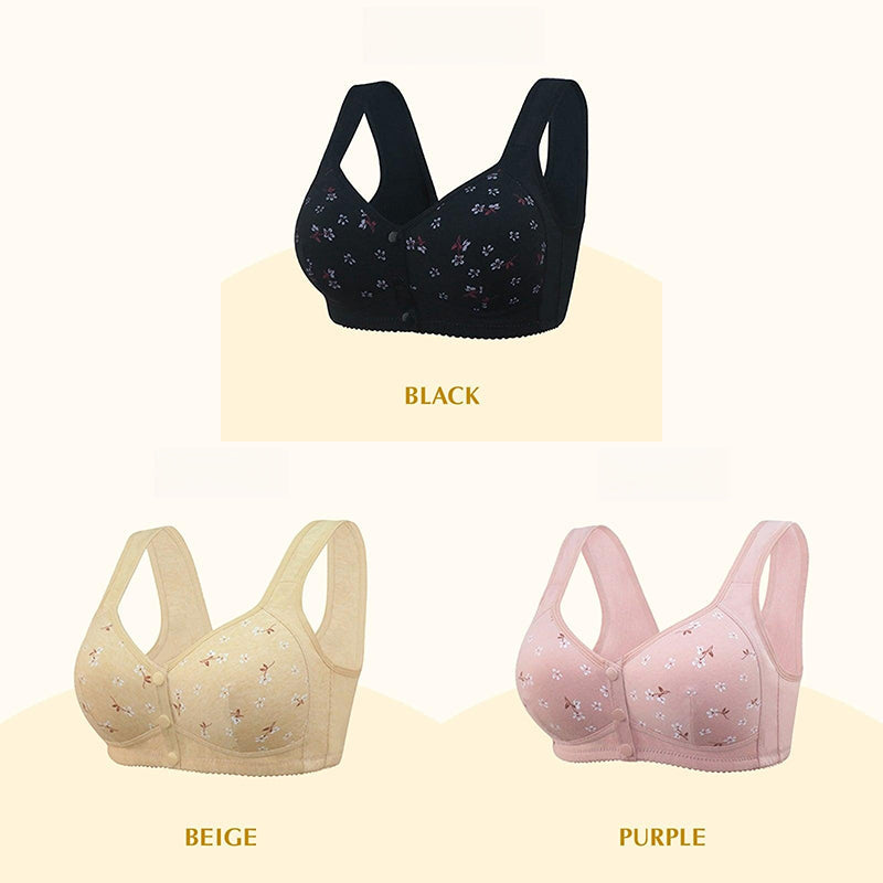 Comfortable & Convenient Front Button Bra