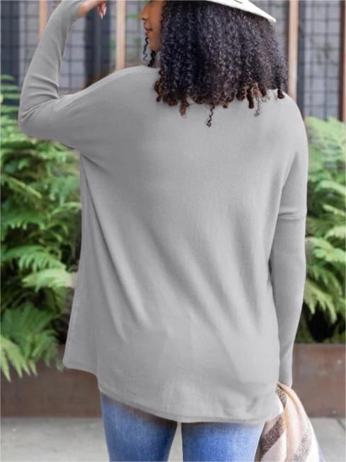 HOT SALE 50% OFF💥LONG SLEEVE THUMBHOLE SWEATER POCKET TUNIC