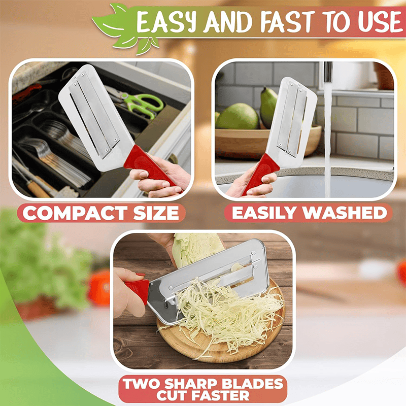 🏆Stainless Steel Shredder Knife - Save your cooking time and energy! ⏳🍳