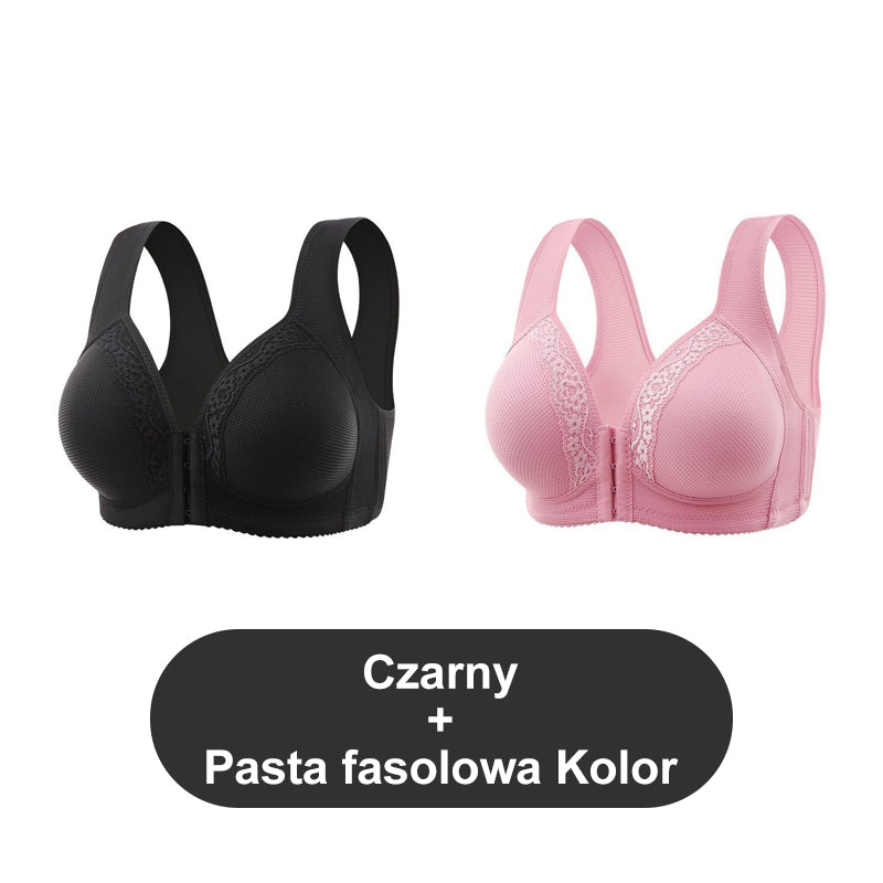 š„Buy 1 Get 1 Freeš„Breathable Front-Closure Plus-Size Bra with Wire-Free Support