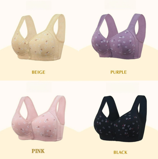 Comfortable & Convenient Front Button Bra