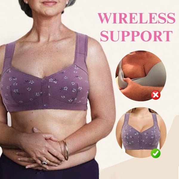 Comfortable & Convenient Front Button Bra