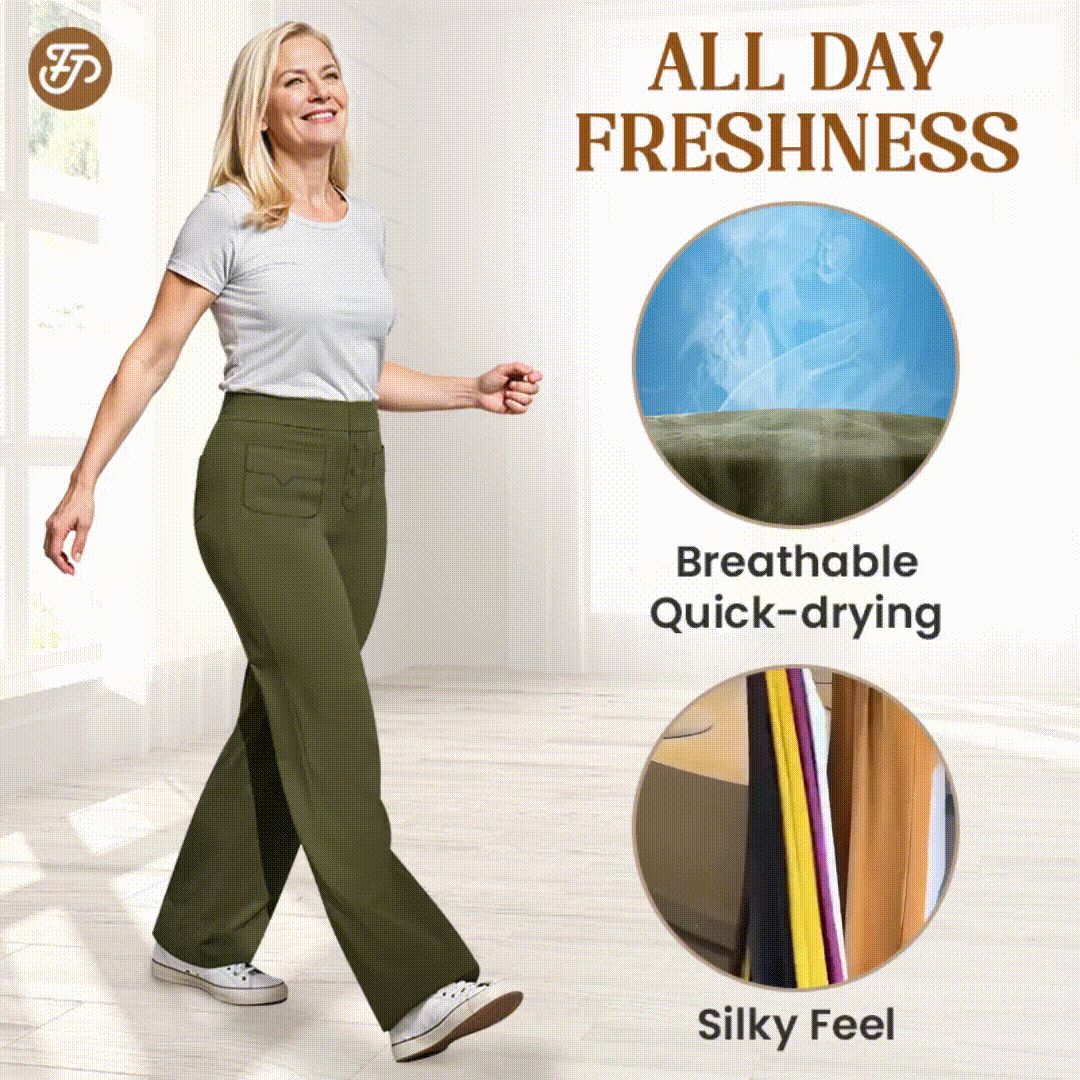 💖2025 NEW TYPE SALE 50% OFF💷Women's Casual High Waist Stretch Pants(The more you buy, the higher the discount)