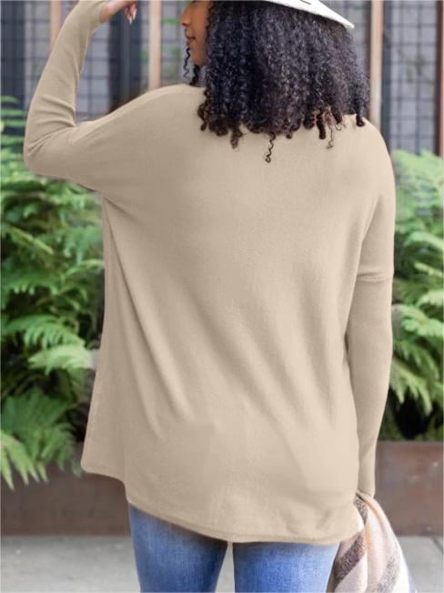 HOT SALE 50% OFF💥LONG SLEEVE THUMBHOLE SWEATER POCKET TUNIC