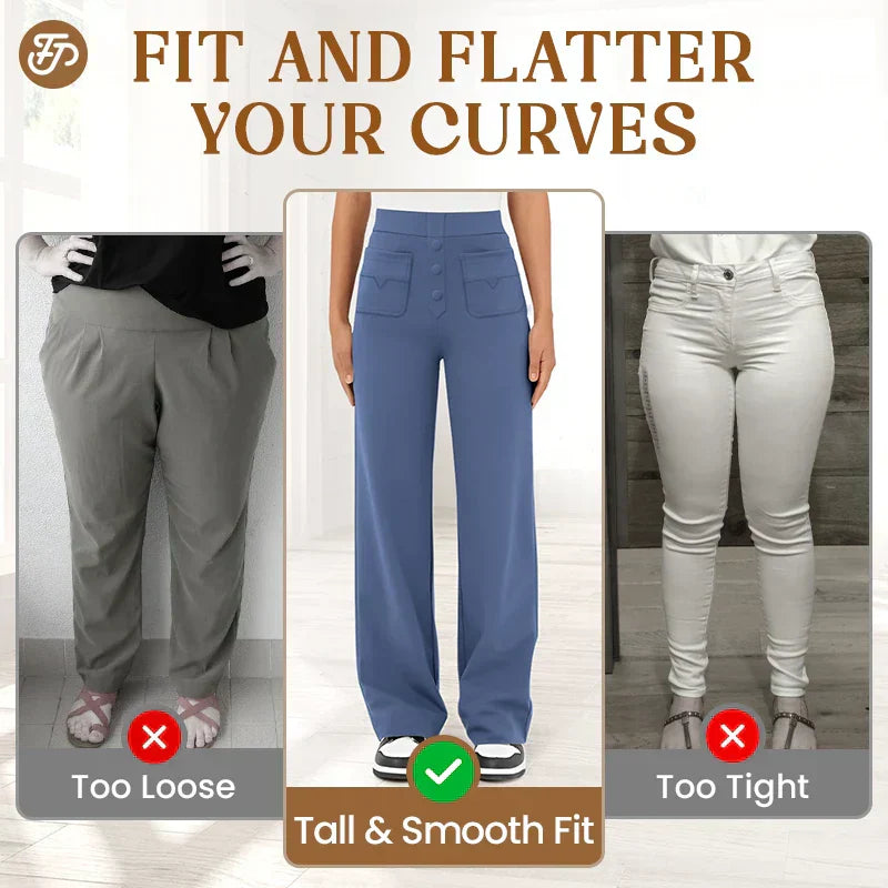 💖2025 NEW TYPE SALE 50% OFF💷Women's Casual High Waist Stretch Pants(The more you buy, the higher the discount)