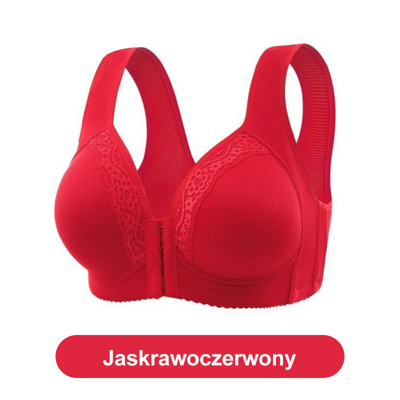 š„Buy 1 Get 1 Freeš„Breathable Front-Closure Plus-Size Bra with Wire-Free Support
