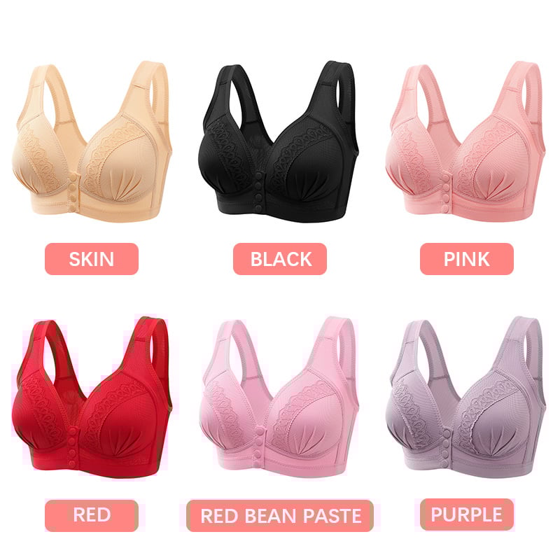🔥Buy 1 and get 2 free🔥Front button Breathable skin-friendly cotton bra