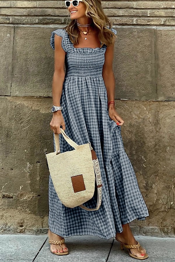 💥Last Day Special Sale 49% Off💃Women's Vintage Plaid Clashing Dresses