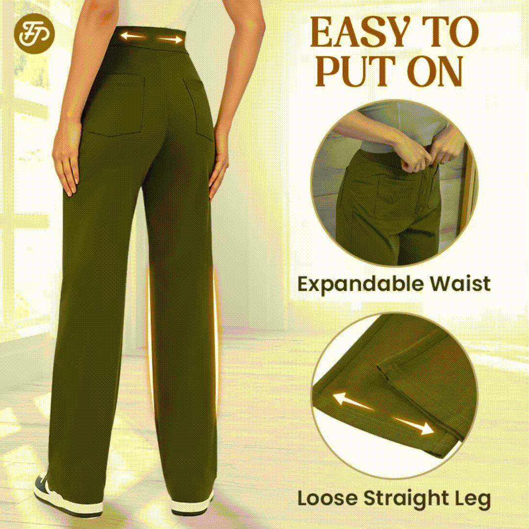 💖2025 NEW TYPE SALE 50% OFF💷Women's Casual High Waist Stretch Pants(The more you buy, the higher the discount)