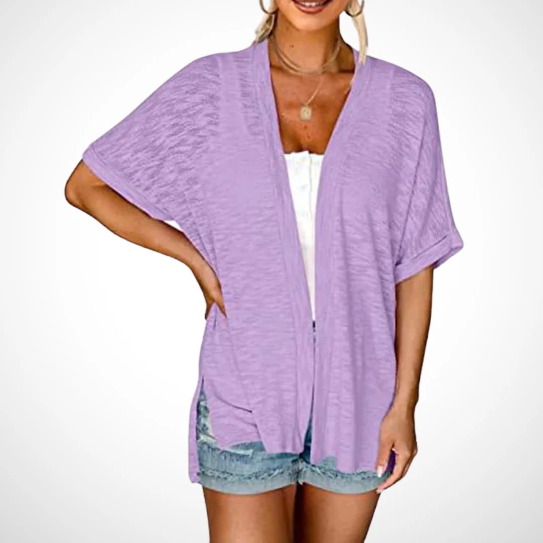 Summer Hot Sale 50% OFF🔥2025 New Stylish Flowy Short Sleeve Cardigan