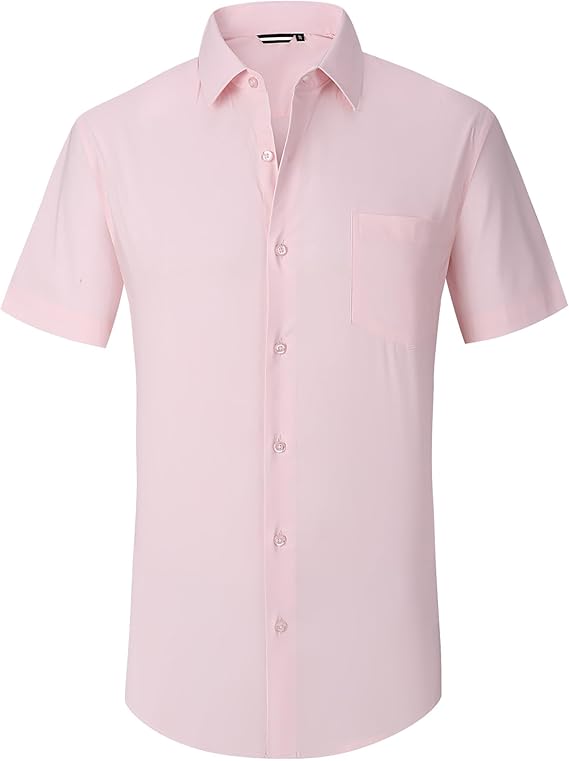 ⏰HOT SALE 50% OFF🔥STRETCH NON-IRON ANTI-WRINKLE SHIRT💕Summer must-have short-sleeved shirt
