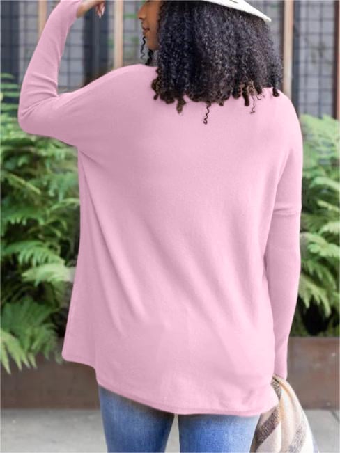 HOT SALE 50% OFF💥LONG SLEEVE THUMBHOLE SWEATER POCKET TUNIC