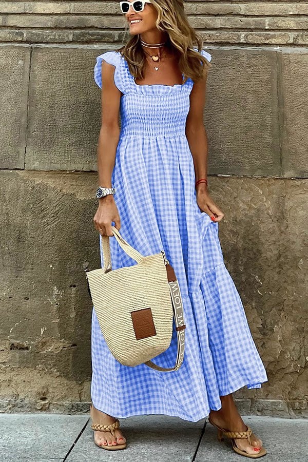 💥Last Day Special Sale 49% Off💃Women's Vintage Plaid Clashing Dresses