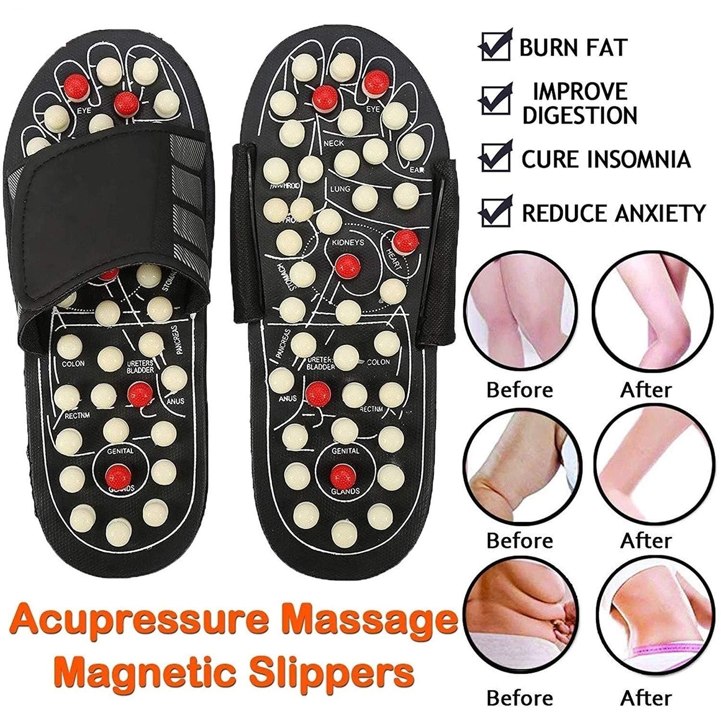 š„FLAT 50% OFF SALEš„Acupressure and Magnetic Therapy Slippers