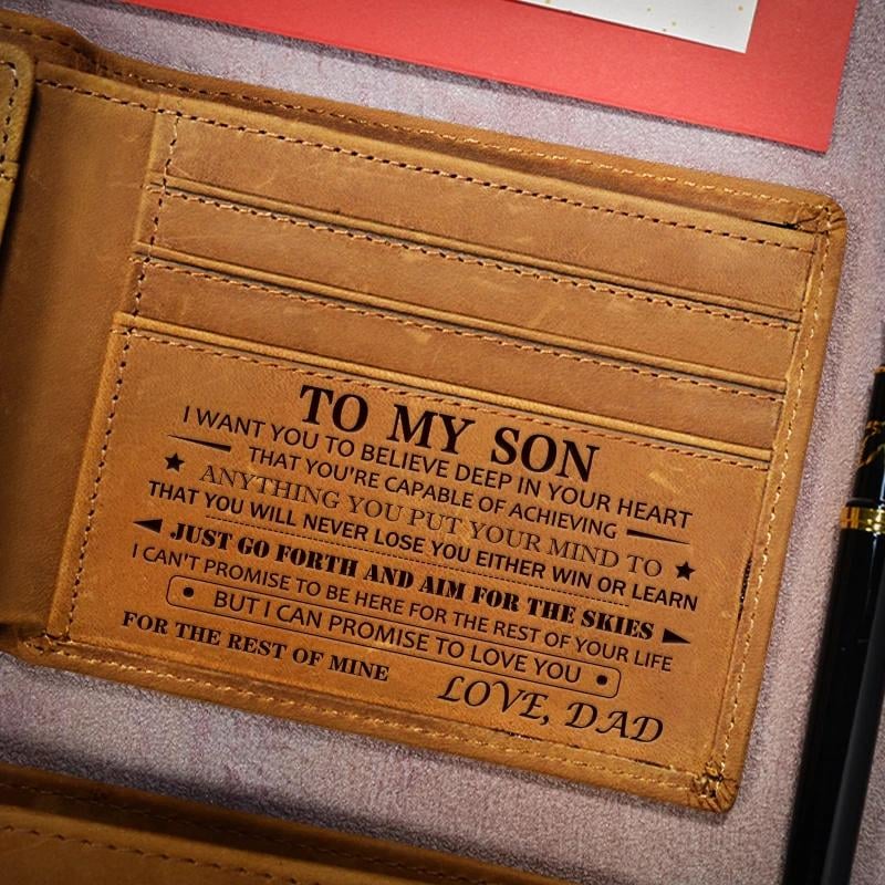 🎄Last Day SALE 50% OFF🧔 ❤️Engraved Genuine Leather Wallet