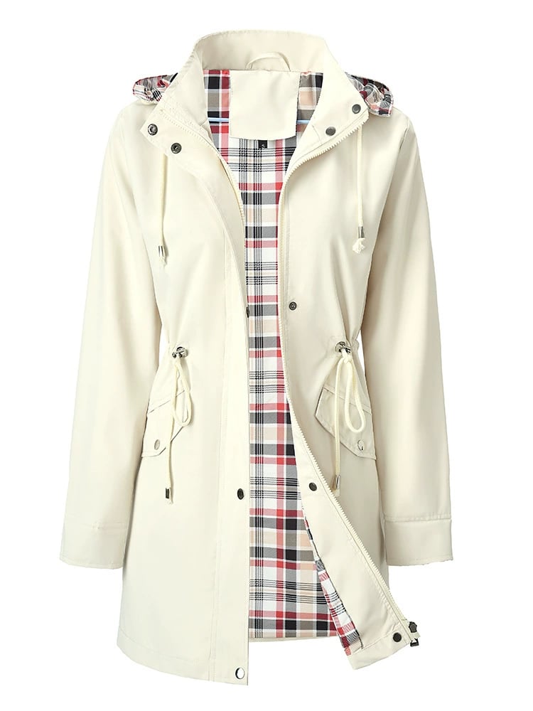 🍂Hot Sale 50%💗🧥Ultimate Plaid Waterproof Jacket for Women🍃