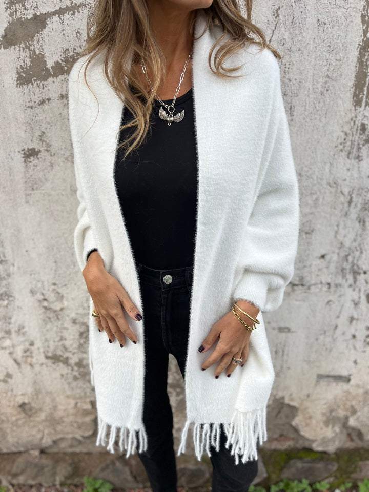 🎁Limited Discount 49%OFF⏳Women's Long Sleeve Casual Tassel Shawl Coat