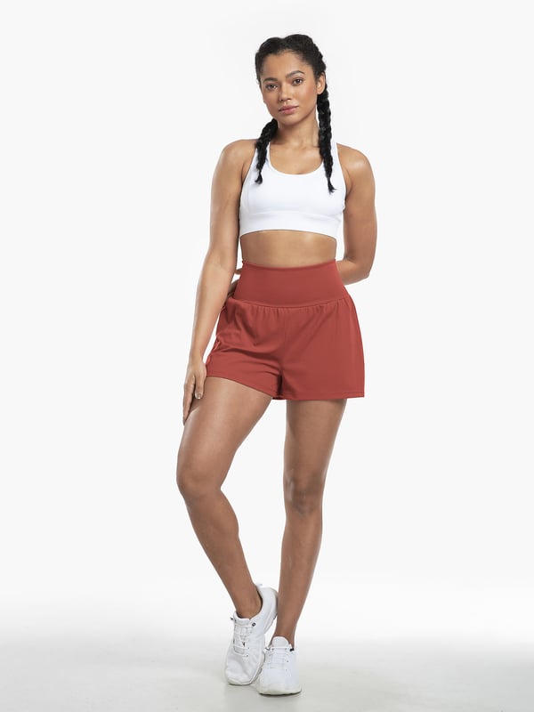✨️2025 Hot Sale 49% OFF🥰High Waisted 2-in-1 Yoga Shorts & Side Pockets