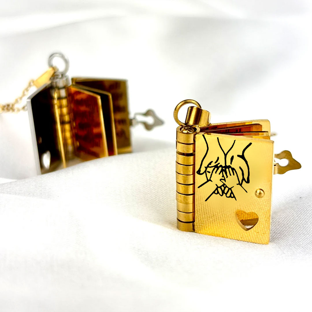 🔥🔥My Little Star Book Necklace for Daughter, Birthday Day Gift Graduation Jewelry of Love