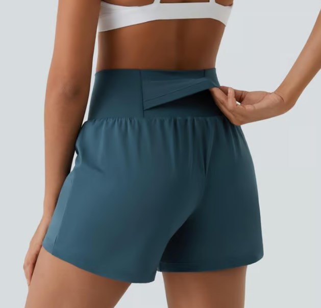 ✨️2025 Hot Sale 49% OFF🥰High Waisted 2-in-1 Yoga Shorts & Side Pockets