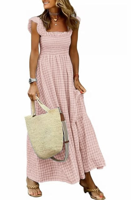 💥Last Day Special Sale 49% Off💃Women's Vintage Plaid Clashing Dresses