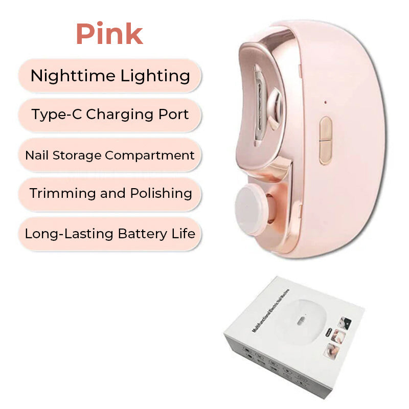 đ Hot Sale 49%OFFđ„3 in 1 Automatic Electric Nail Clipper with PolishingăSafe and convenientă