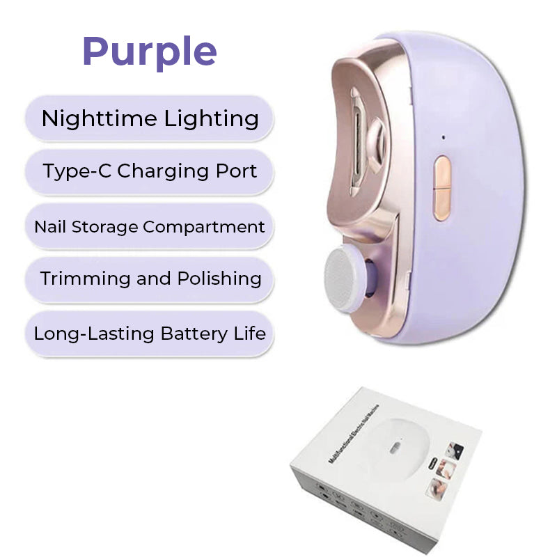 đ Hot Sale 49%OFFđ„3 in 1 Automatic Electric Nail Clipper with PolishingăSafe and convenientă