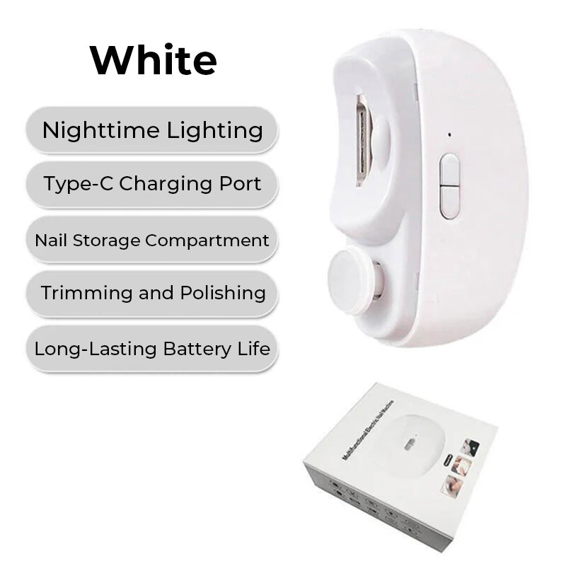 đ Hot Sale 49%OFFđ„3 in 1 Automatic Electric Nail Clipper with PolishingăSafe and convenientă