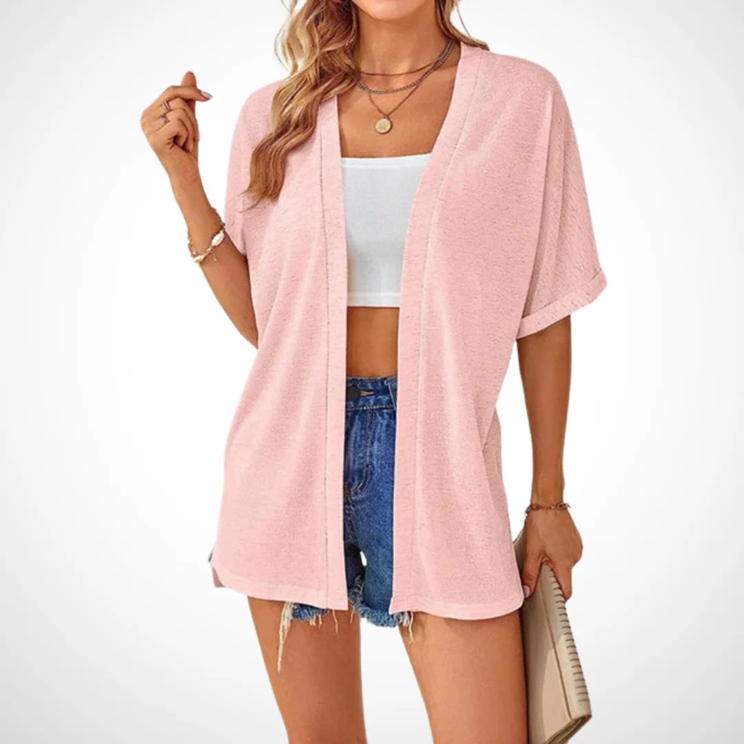 Summer Hot Sale 50% OFF🔥2025 New Stylish Flowy Short Sleeve Cardigan