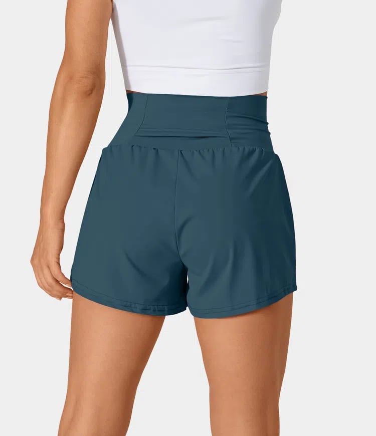 ✨️2025 Hot Sale 49% OFF🥰High Waisted 2-in-1 Yoga Shorts & Side Pockets