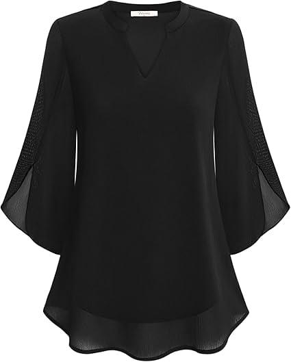 💖LAST DAY SALE 50% OFF💖V-neck chiffon shirt