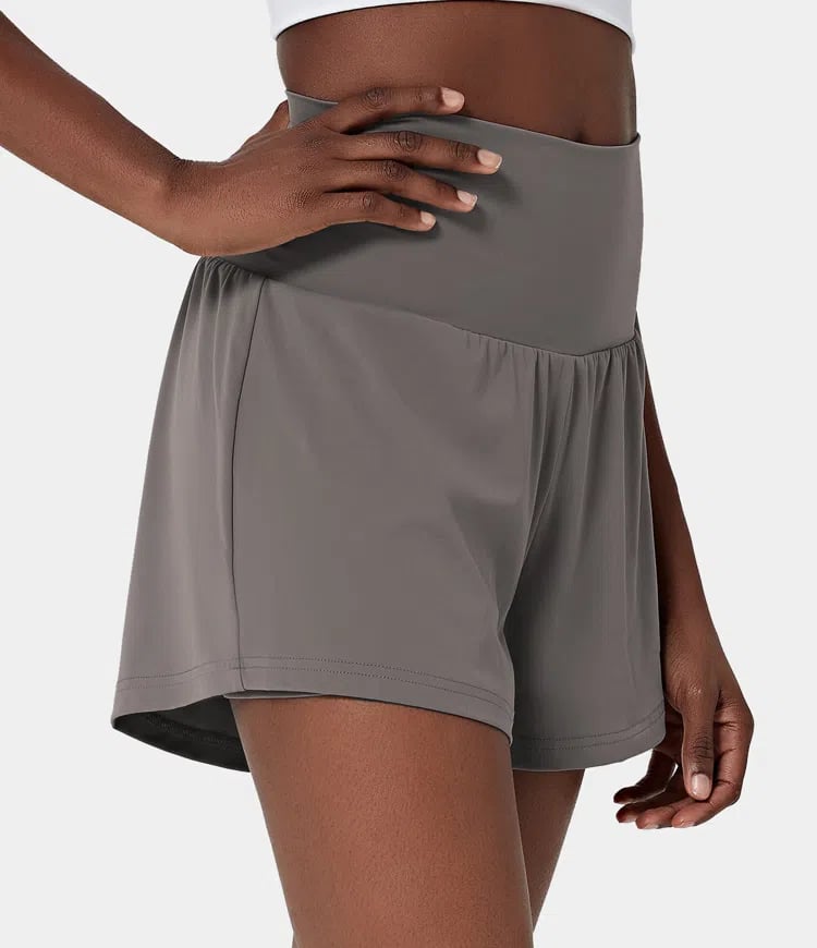 ✨️2025 Hot Sale 49% OFF🥰High Waisted 2-in-1 Yoga Shorts & Side Pockets