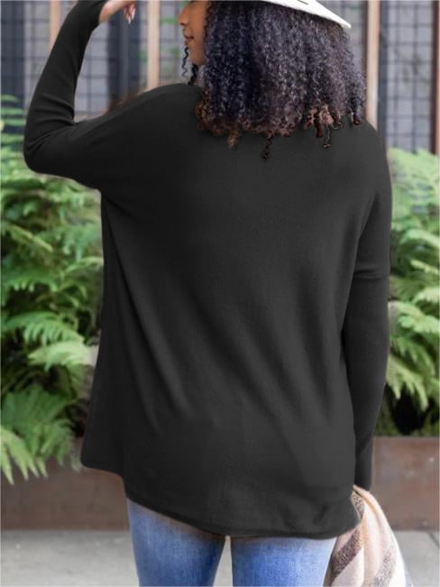 HOT SALE 50% OFF💥LONG SLEEVE THUMBHOLE SWEATER POCKET TUNIC